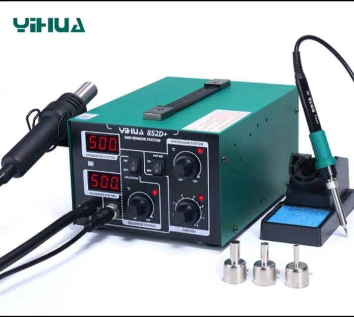 Soldering work station accurate raiders with blower