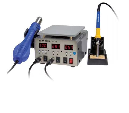 Soldering iron heater and blower